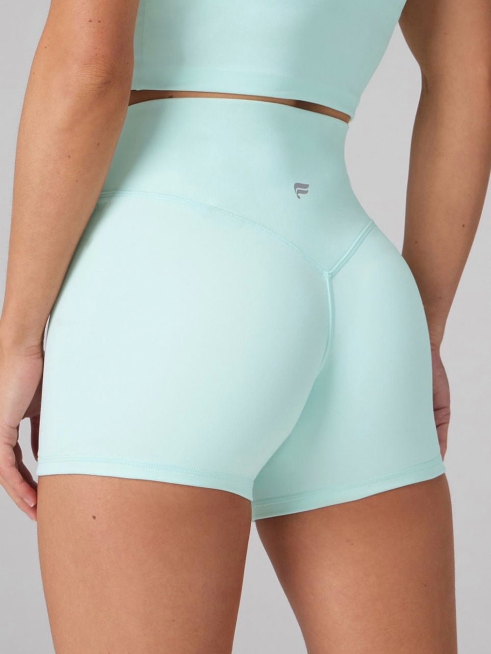 Fabletics Mint Green High-Rise Bike Shorts NEW WITHOUT Tags